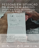 Evento remoto apresenta pesquisas sobre população em situação de rua