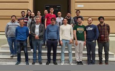 Marcel Pinto com a turma de pesquisadores
