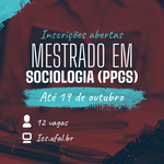 Mestrado em Sociologia da Ufal abre 12 vagas para 2027, participe
