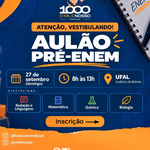 Projeto 'O Mil é Nosso' realiza aulão para o Enem no domingo (27)