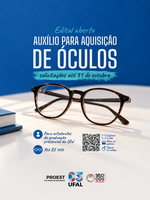 Ufal oferta 250 auxílios de até R$ 600 para aquisição de óculos