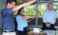 Geilson Albuquerque e Aline Vieira fazem juramento do Código de Ética