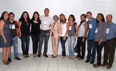 Sílvia Cardeal e secretários em II Fórum de secretários da Ufal