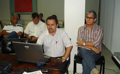 Elias Barbosa, Gerente de Serviços Gerais, apresentou os planos de segurança