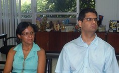 Camila de Souza e Daniel Lisboa foram empossados como professores do Campus Arapiraca