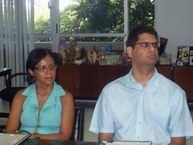 Camila de Souza e Daniel Lisboa foram empossados como professores do Campus Arapiraca