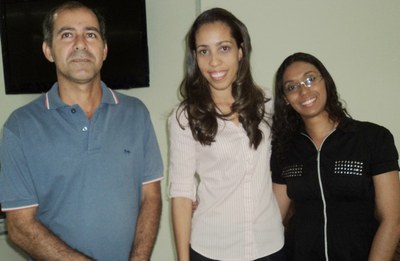 Daniel, ísis e Lívia são os novos técnicos de laboratório do IQB