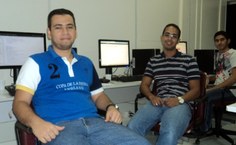 Alexandre Marinho e parte da equipe responsável pela construção dos portais