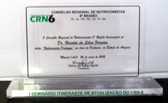 Troféu Nutricionista Destaque 2012 - Alagoas