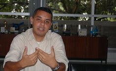 Emocionado, José Henrique da Silva fala sobre a sua trajetória dentro da universidade