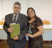 Paulo Mercado e Elisângela, os premiados