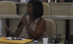 Conselheira Cícera Albuquerque, representante dos Docentes, fala sobre a missão do Conselho de Curadores