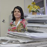 Maria Goreti se despede de amigos e dos papéis burocráticos
