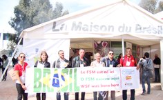 Grupo brasileiro levou oficinas e palestras para o Fórum Social Mundial