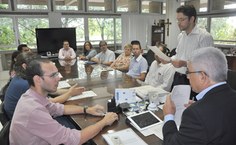 Thiago Soares representou o DAP, durante a posse