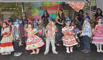 Festa junina anima o Núcleo de Desenvolvimento Infantil