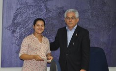 Ana Maria dos Santos, foi empossada como assistente administrativa da Proginst