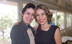 Raniela Barbosa comemora com a mãe a grande conquista