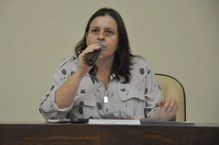 Rachel Rocha encorajou e incentivou os novos servidores