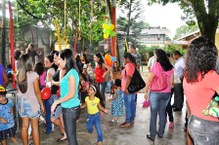 Alegria e diversão na festa das crianças