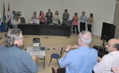 Harmonia e esperança fizeram parte do momento de reflexão