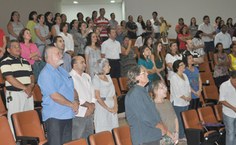 Momento de emoção e união