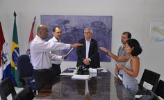 Andrea Yumi e José Cícero prestam juramento