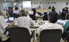 Diretores acompanham apresentação das pró-reitorias de Gestão de Pessoas e Gestão Institucional