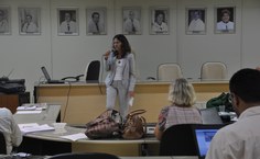 A pró-reitora Simoni Meneghetti fala sobre a Propep