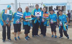 As equipes foram batizada com nomes dos países participantes. Eraldo coordenou a equipe Gana