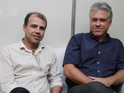 Anderson Dantas e Francisco Rosário, diretor e vice-diretor da Faculdade de Economia, Administração e Contabilidade, falam dos desafios para os próximos anos