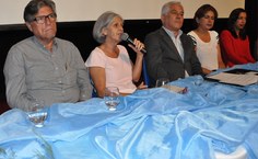 Pró-reitora Sílvia Cardeal também falou das conquistas: "Hoje é dia de comemorar as coisas boas, as nossas conquistas"