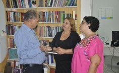 Manoel Mota contando sua trajetória