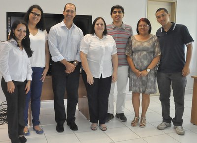 Empossados com a equipe de gestão