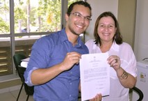 Marcos Grutzmacher vem da Universidade Federal de Porto Velho para atuar como professor de Libras na Fale