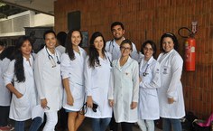 Equipe de enfermagem coordenada pela mestranda Keysse Mesquita