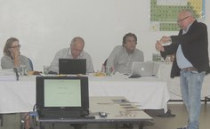 Mariano Alves utilizou de causos e piadas para apresentar o trabalho de uma forma mais descontraída, assim como faz em suas aulas