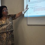 Servidores participam da primeira aula do curso de Docência Universitária