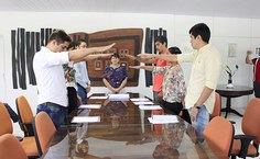 Novos servidores fazem o juramento