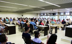 Solenidade lotou a Sala dos Conselhos Superiores numa das maiores posses dos últimos quatro anos