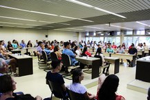 Solenidade lotou a Sala dos Conselhos Superiores numa das maiores posses dos últimos quatro anos