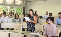 Luana Souza leu o Termo de Ética