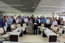 Equipe de gestão de Eurico Lôbo posa em foto oficial