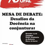 Adufal promove debates em homenagem ao Dia do Professor
