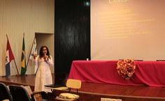Ginecologista e mastologista, Marta Vasconcelos, fez a palestra de abertura.