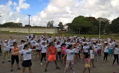 Alingamento antes da caminhada