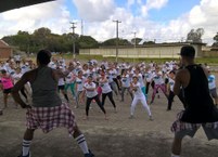 Aula de zumba movimentou servidores
