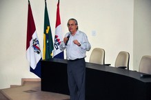 Mário Persona proferiu a palestra sobre qualidade de vida no trabalho