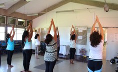 Prática da Yoga no Campus A.C. Simões