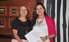 Reitora Valéria Correia e a nova docente de Medicina, Kátia Macário